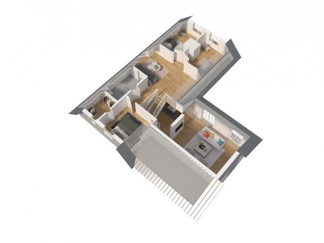 Ängsbacken Grundriss 3D