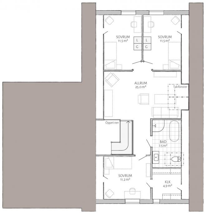 Ängsbacken Grundriss 2D