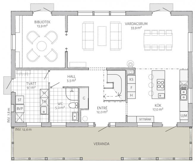Rosenfors Grundriss 2D