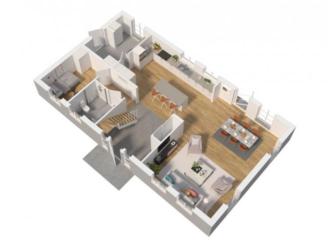 Skanör Grundriss 3D