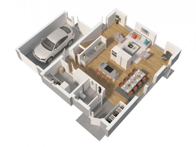 Hagavik Grundriss 3D