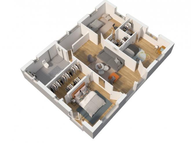 Hagavik Grundriss 3D