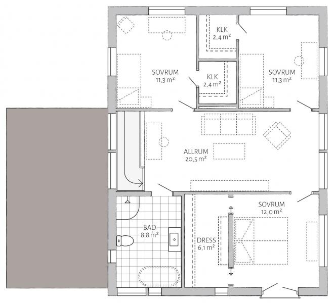 Hagavik Grundriss 2D