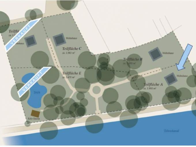 Grundstück am Berliner Wannsee, Albrechts Teerofen