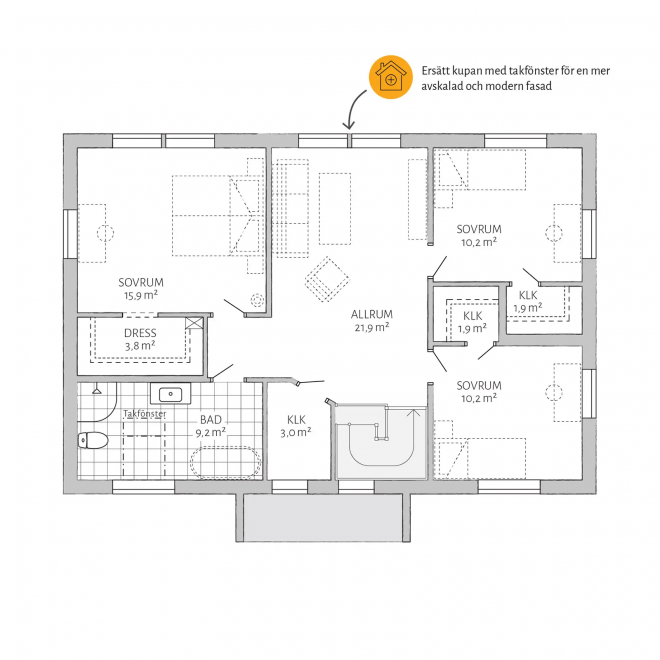 Berghem Grundriss 2D